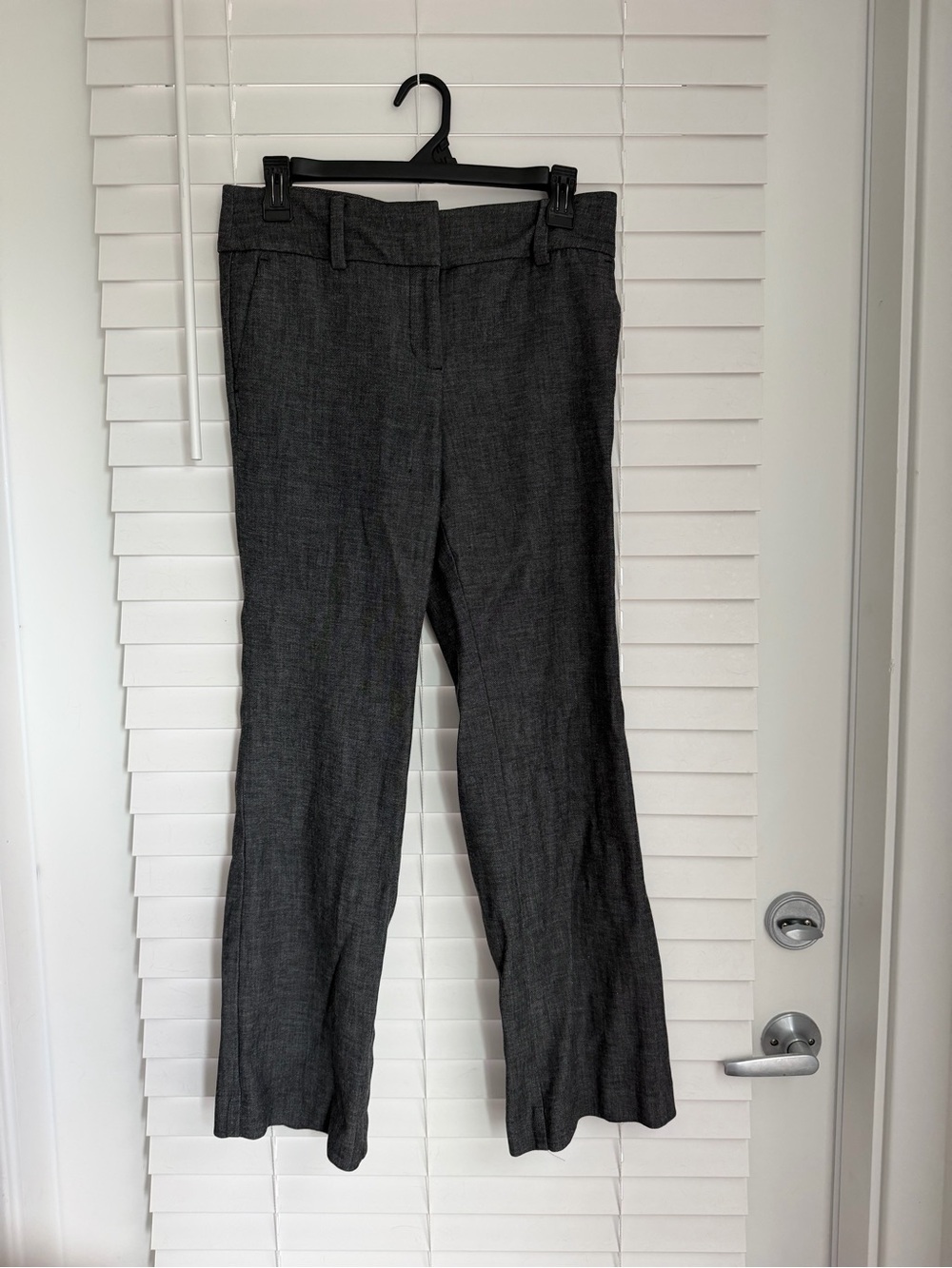 Ann Taylor Dark Charcoal Petite Dress Pants